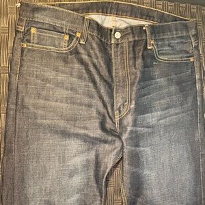 Men's Levi’s 513 Dark Denim Blue Jeans